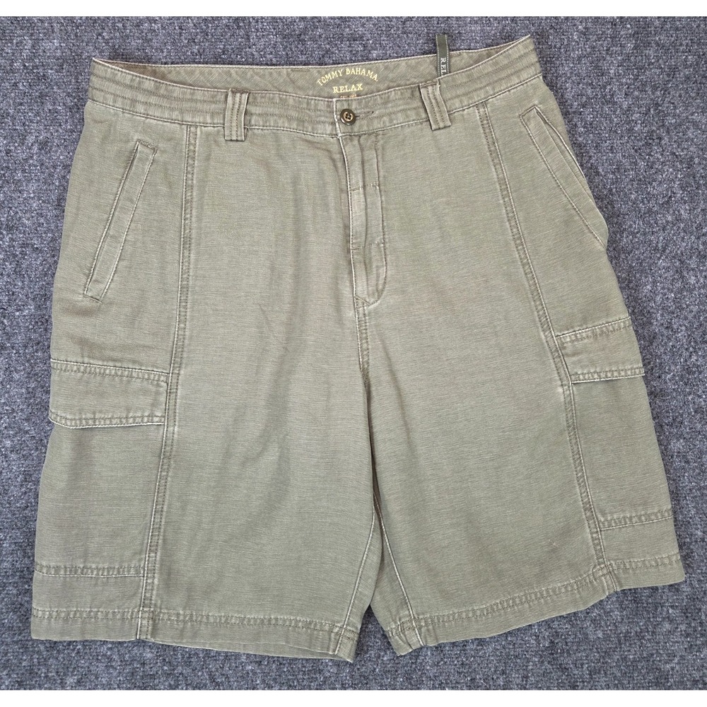 Tommy Bahama Relax Cargo Shorts Mens‎ 35 Green